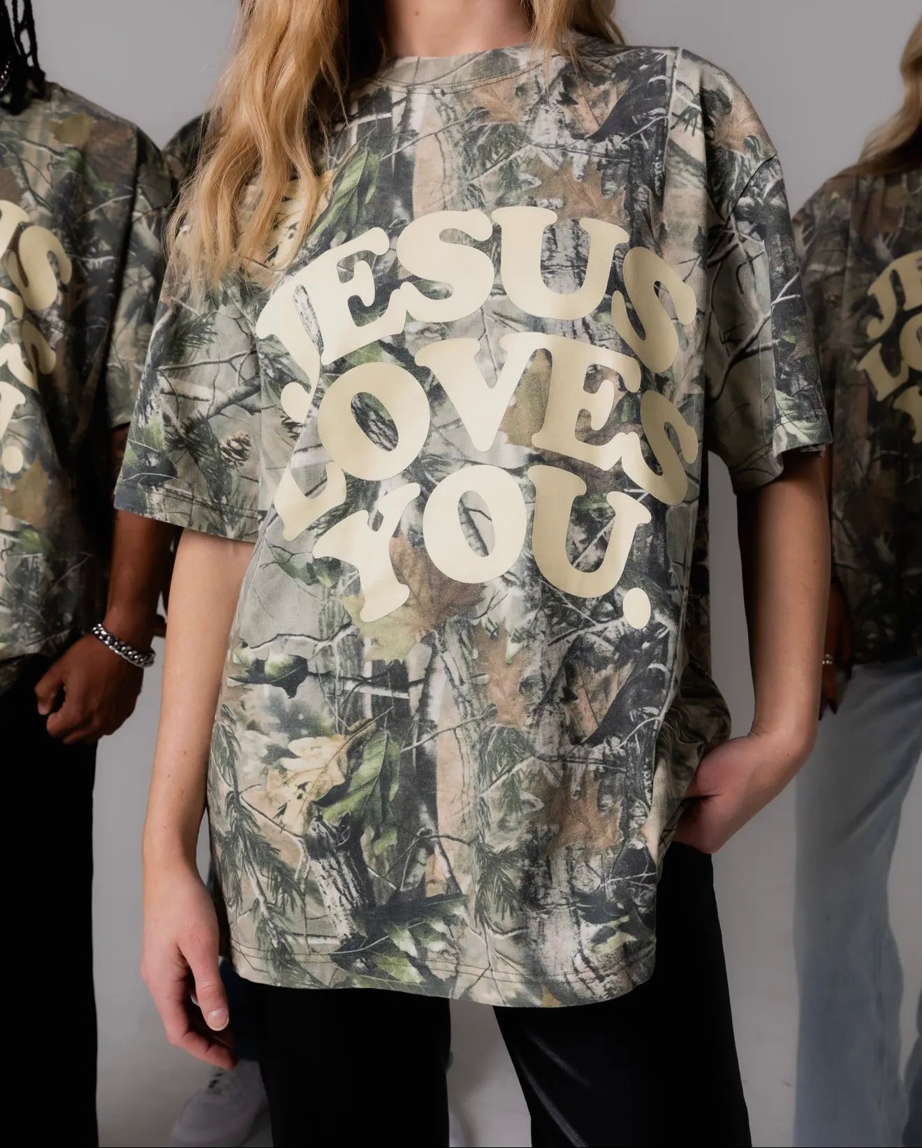 Oversized Camo Tee