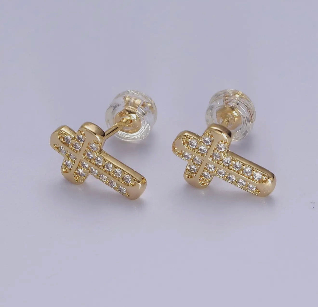 Cross Stud Earring