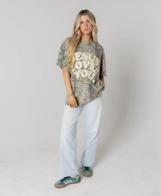 Oversized Camo Tee