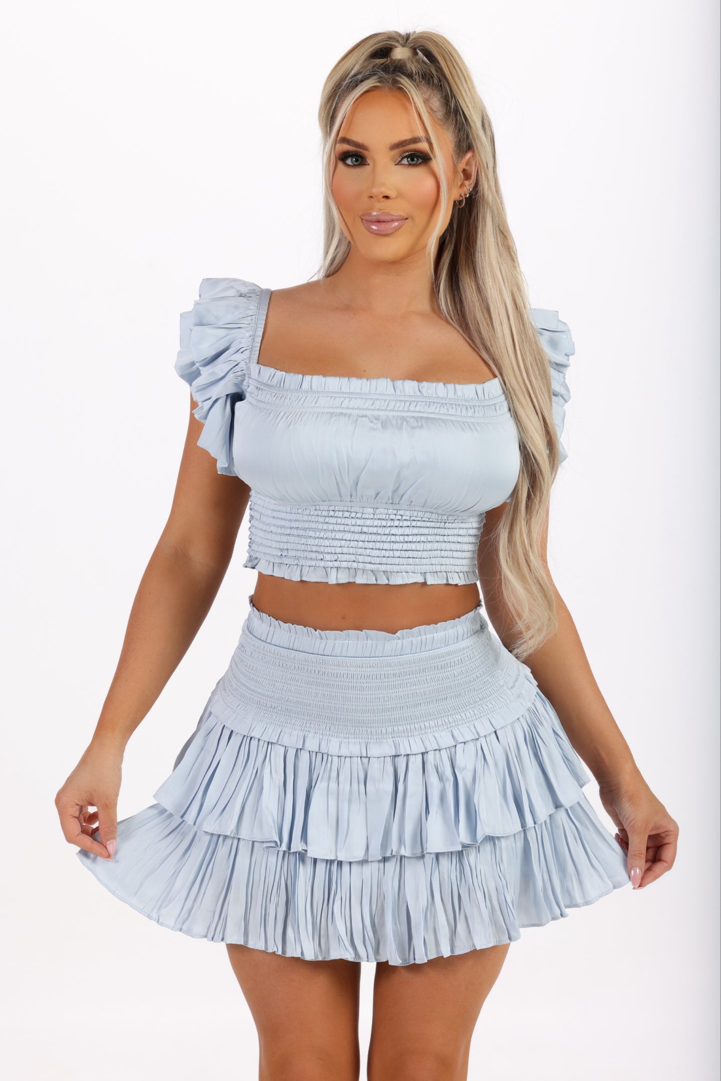 Ruffle Me Blue Set